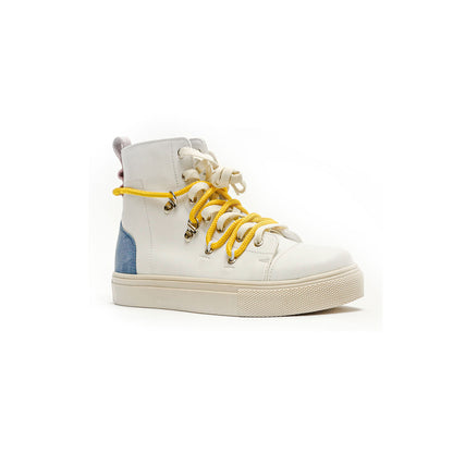 Double Yellow Strips Sneakers