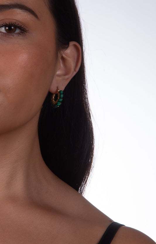 Paloma Earrings. gold laminated