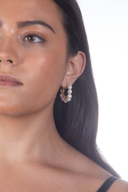 Pearl Earrings - Gold Laminated