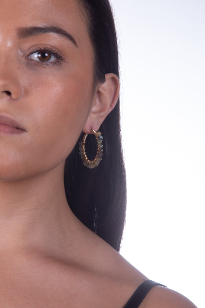 Gloria Earrings - Gold Laminated