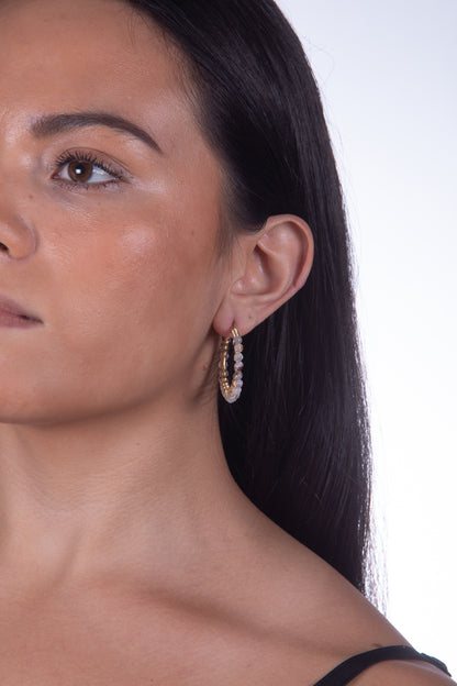 Gloria Earrings - Gold Laminated