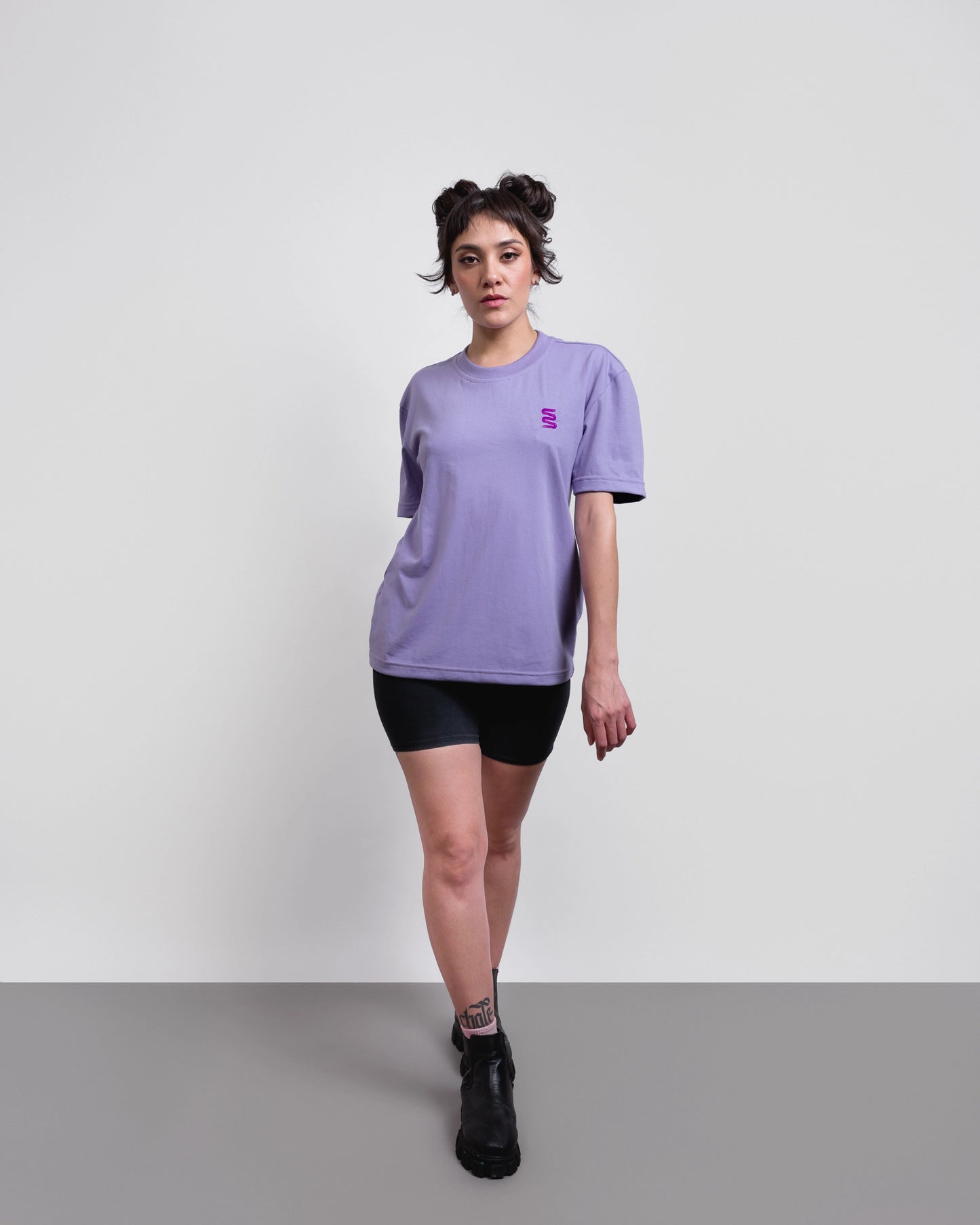 Playera Oversize Ceiba Morada