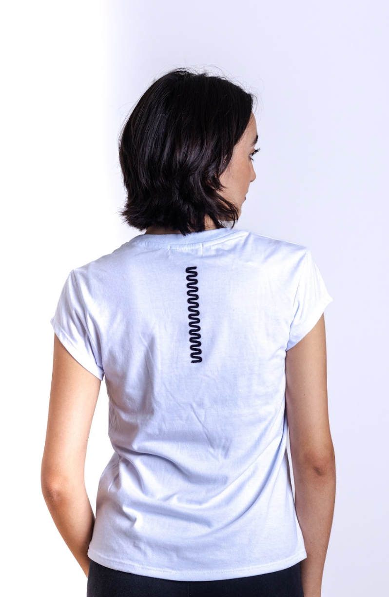 White Dahlia Basic T-shirt