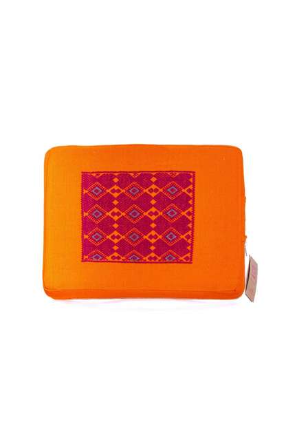 Orange Rectangular Zafu