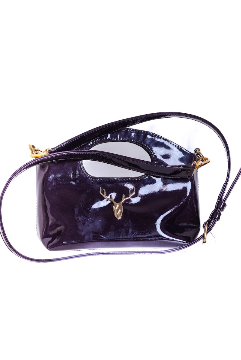 Black Patent Leather Bag