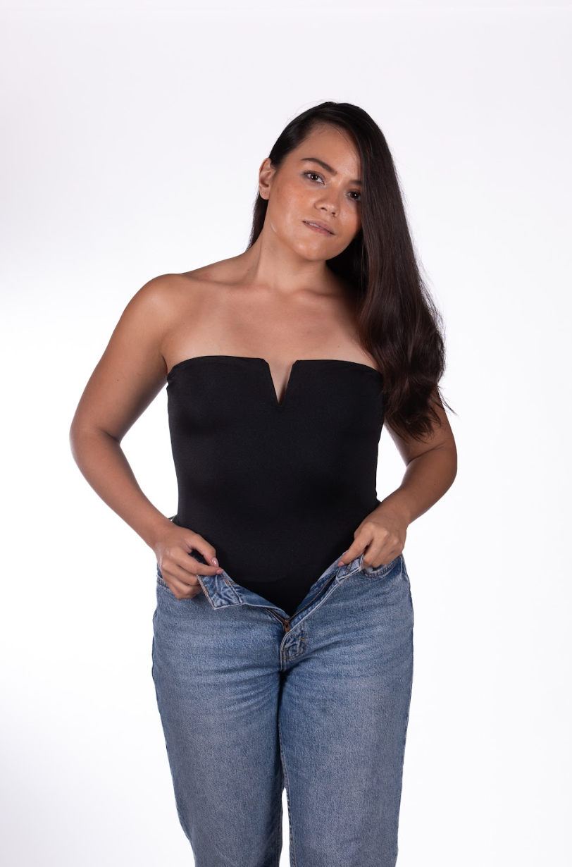 Eva black bodysuit