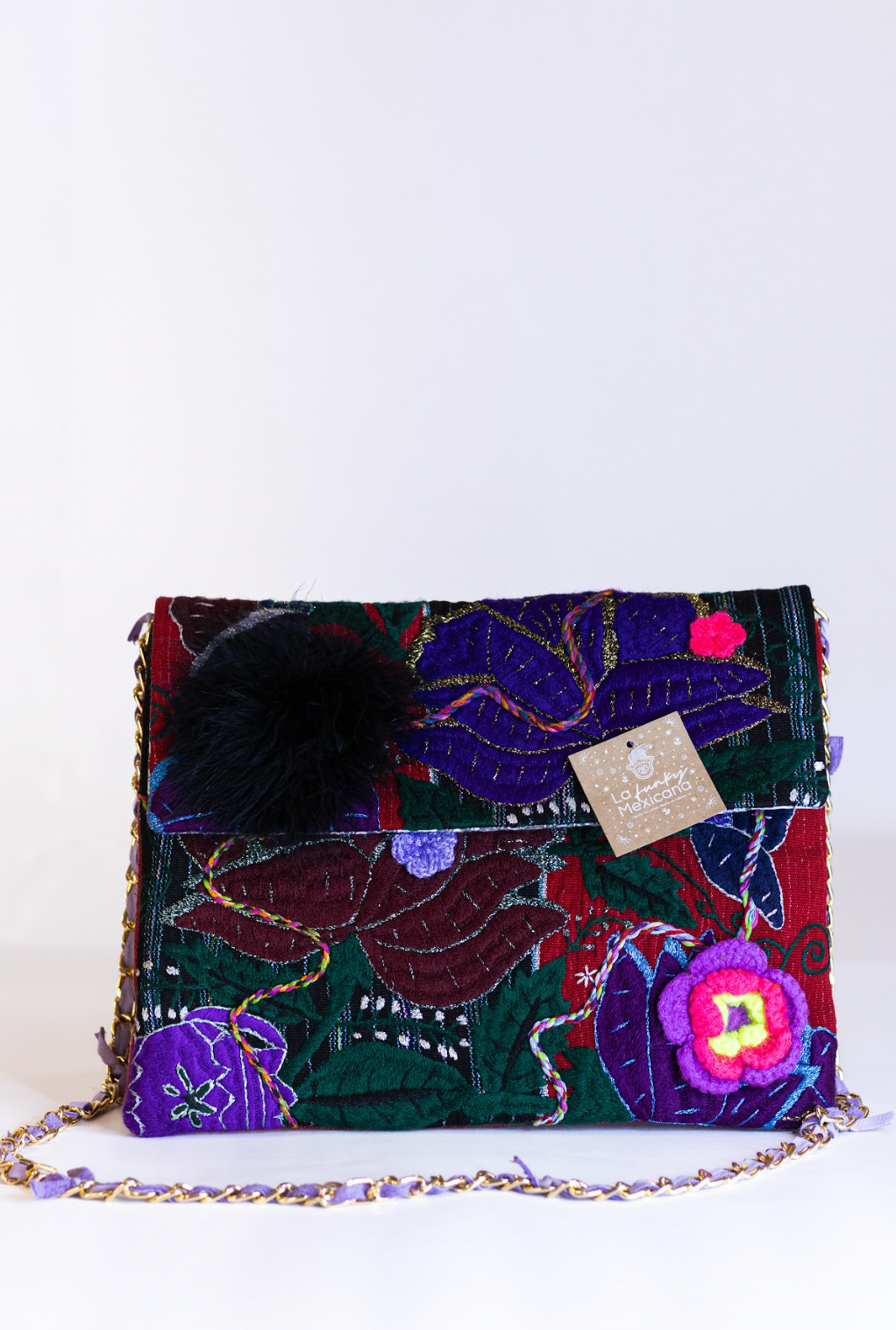 El Funky Clutch - Pompon negro