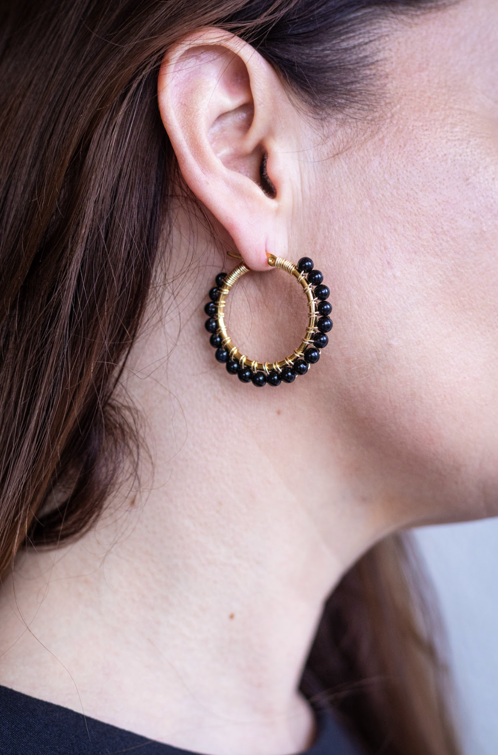 Gloria Earrings - Gold Laminated